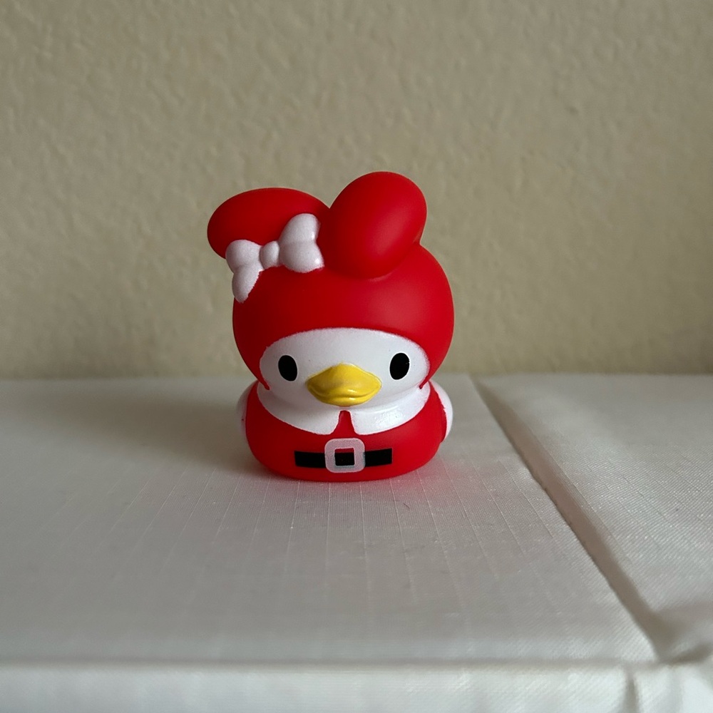 2” My Melody Christmas Rubber Duck